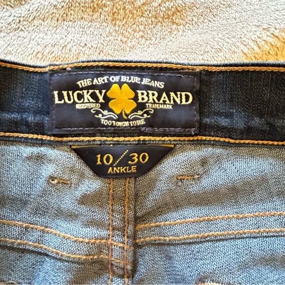 Lucky Brand blue women's Sophia Skinny jeans Size 10 Waist 30 - Picture 8 of 10